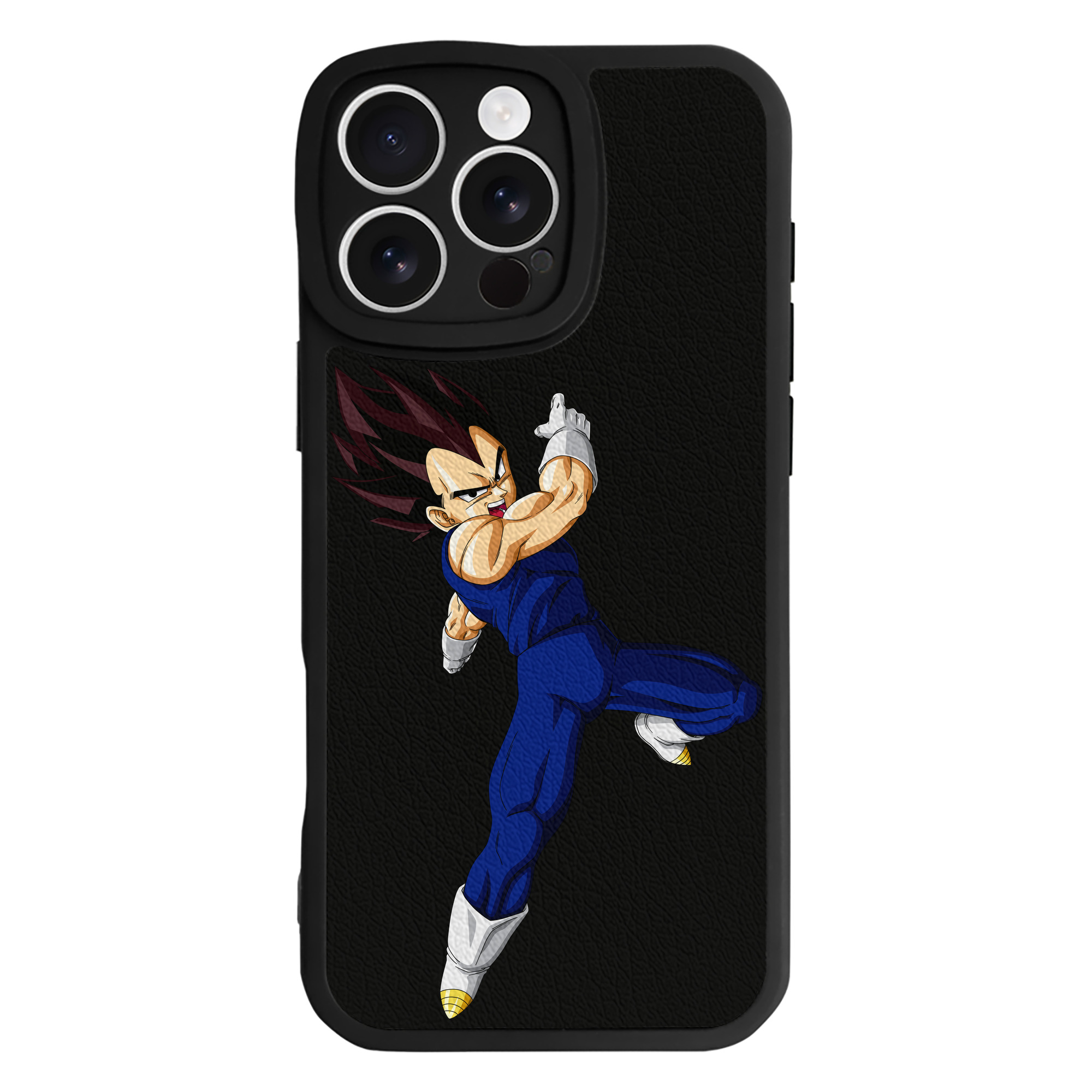 （画像用） ドラゴンボール ベジータ四世（Bejīta Yonsei）DRAGON BALL Vegeta IV 【iPhone 16シリーズ対応】シリコンスマホケース（レザー調） 材質：シリコン